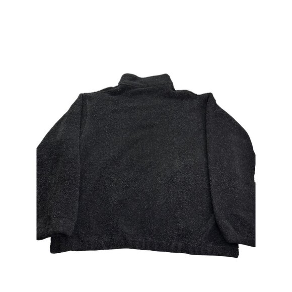 Hard Rock Cafe Chicago Mens Black Fleece Pullover Sweatshirt Size X-Large Snaps - Picture 5 of 7